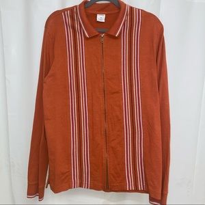 URBAN OUTFITTERS orange zipped jacket